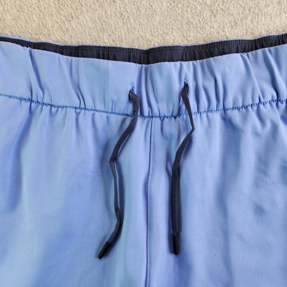 ZYIA Active Shorts Womens XXL Sky Blue Club Matte Softshell High Waisted - Picture 2 of 12